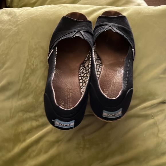 Toms Espadrilles Black SZ 10W - Picture 3 of 8